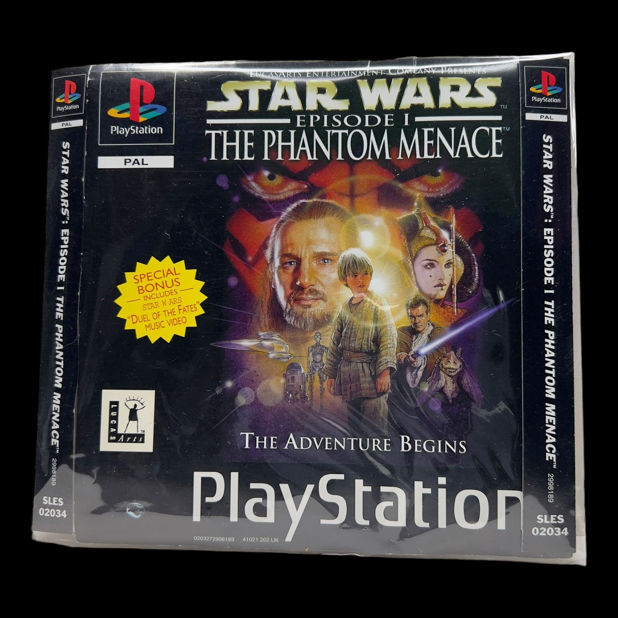 Star Wars: Episode I The Phantom Menace (NO JEWEL CASE) [PlayStation] — DD  Music Geek