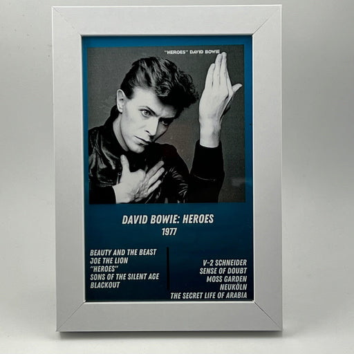 Classic Albums Series 1 - David Bowie: Heroes - White Frame - DD Music Geek