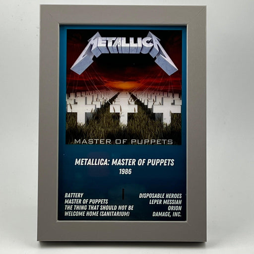 Classic Albums Series 1 - Metallica: Master Of Puppets - Grey Frame - DD Music Geek