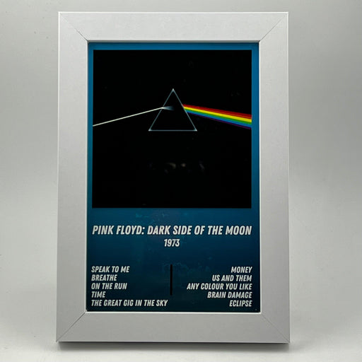 Classic Albums Series 1 - Pink Floyd: Dark Side Of The Moon - White Frame - DD Music Geek