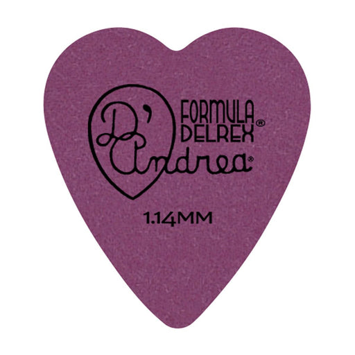 D'Andrea 323 Delrex Purple Pick Refill Bag ~ Extra Heavy ~ 72 Picks - DD Music Geek