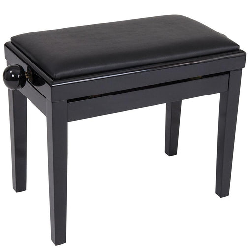 Kinsman Adjustable Piano Bench ~ Satin Black - DD Music Geek