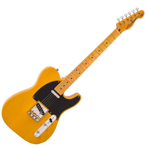 Vintage V52 ReIssued Electric Guitar ~ Butterscotch - DD Music Geek