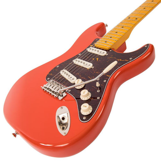 Vintage V6M ReIssued Electric Guitar ~ Firenza Red - DD Music Geek