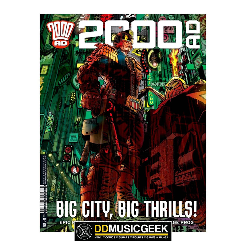 2000 AD Prog 2426 Big City, Big Thrills! - DD Music Geek