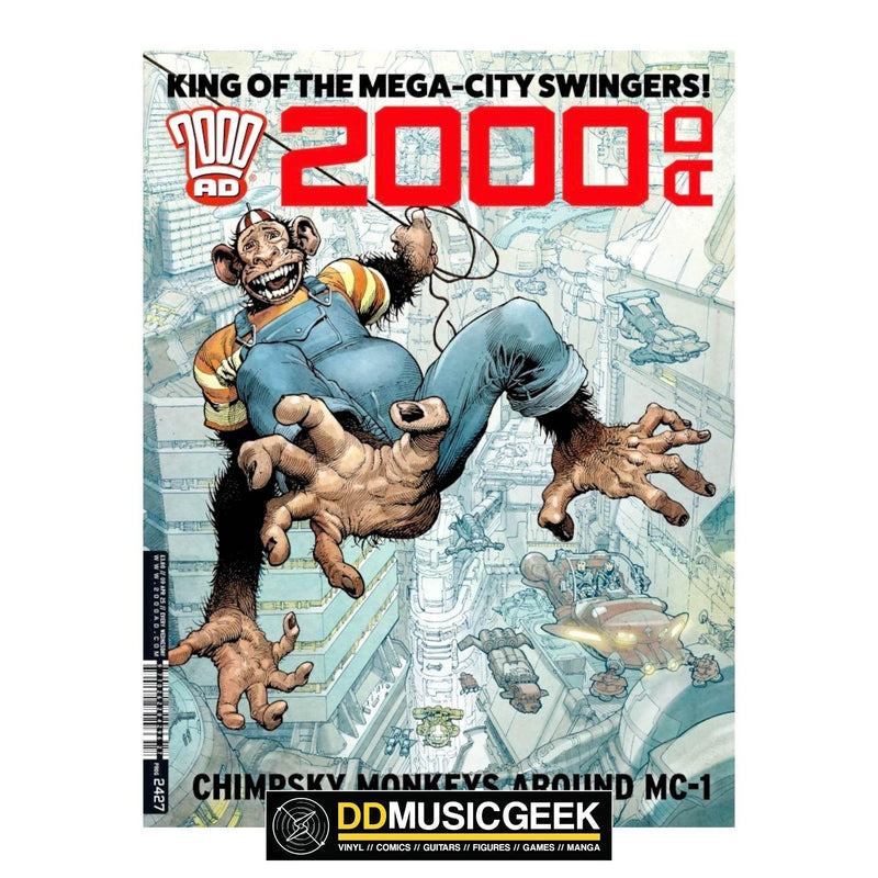2000 AD Prog 2427 Chimpsky Monkeys around MC-1 - DD Music Geek