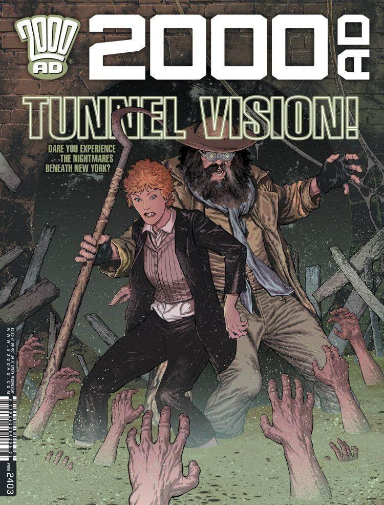 2000 AD Prog 2403 Tunnel Vision - DD Music Geek