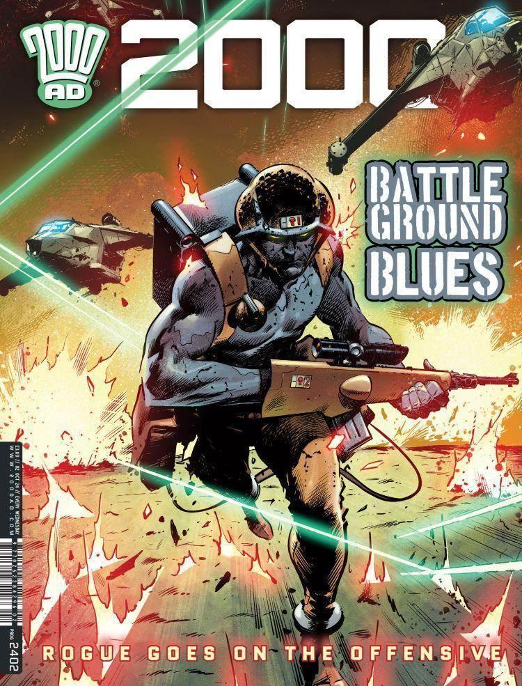 2000 AD Prog 2402 Rogue goes on the offensive - DD Music Geek