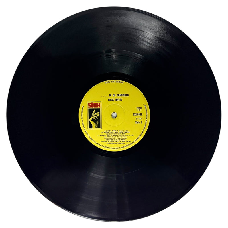 Isaac Hayes: ...To Be Continued - Good (G) / Good Plus (G+)