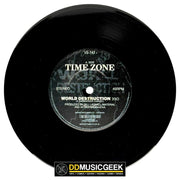 Time Zone Featuring John Lydon & Afrika Bambaataa: World Destruction (7", Single) - DD Music Geek