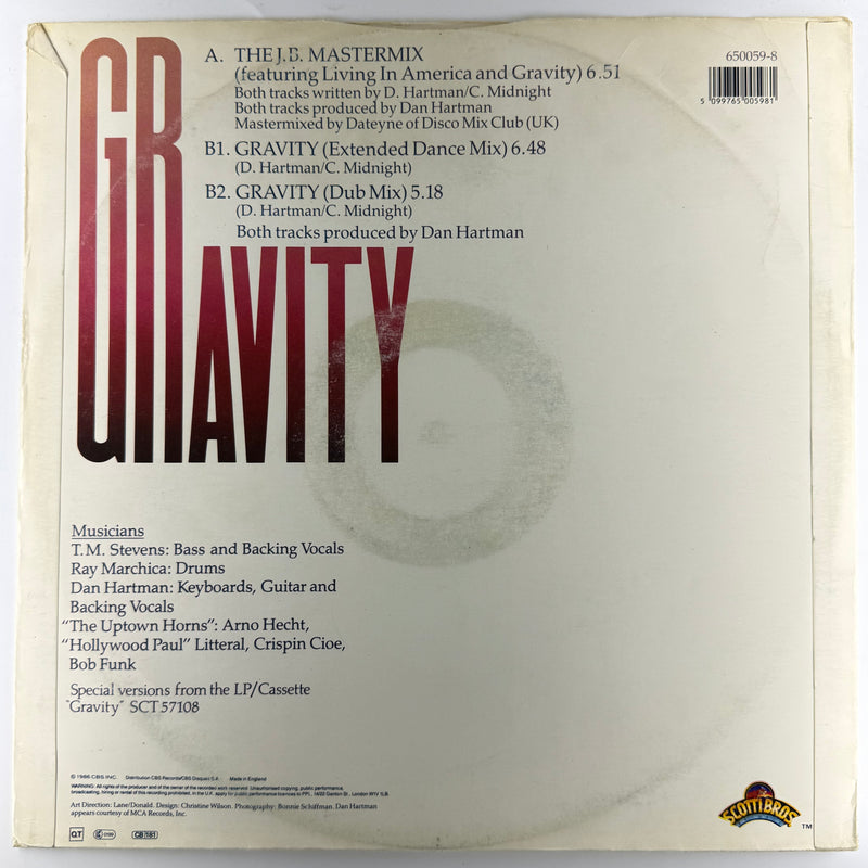 James Brown: Gravity - Very Good (VG) / Good (G)