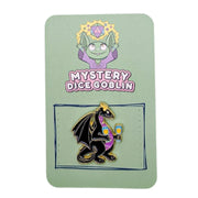 Wine Glasses Dragon Pin - DD Music Geek
