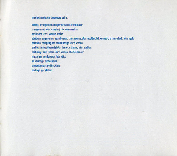 Nine Inch Nails - The Downward Spiral - Image 31