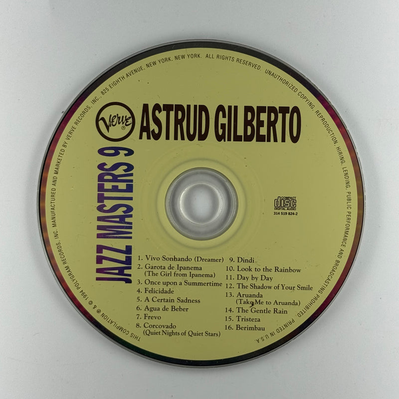 Astrud Gilberto: Verve Jazz Masters 9 - Very Good Plus (VG+) / Very Good Plus (VG+)