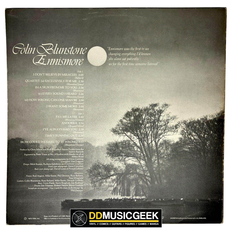 Colin Blunstone: Ennismore (LP, Album, Tex) - DD Music Geek