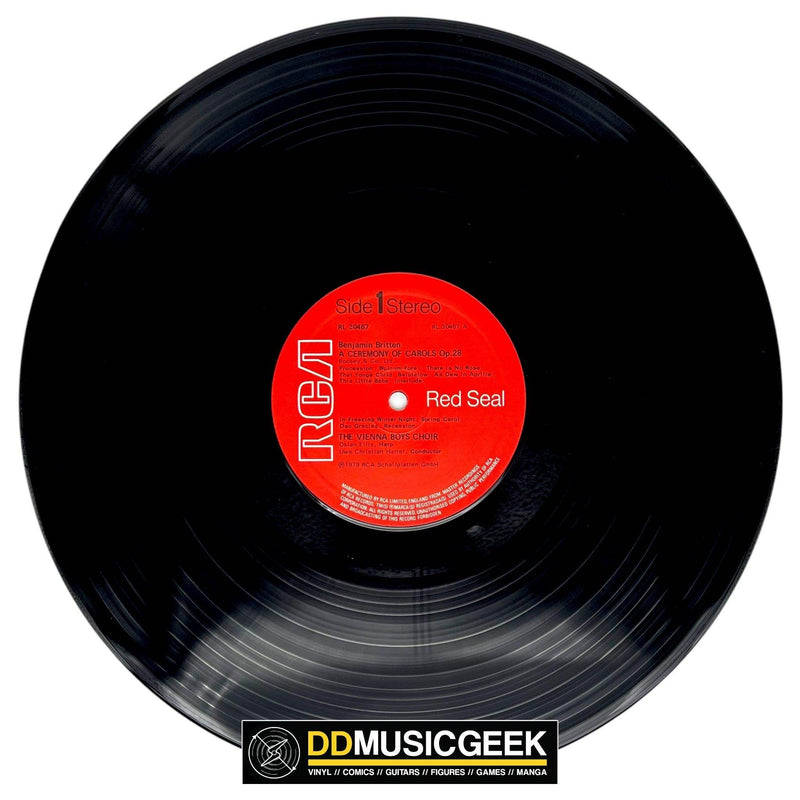 Britten* - Die Wiener Sängerknaben, Osian Ellis: A Ceremony Of Carols / Seven English Christmas Carols (LP) - DD Music Geek
