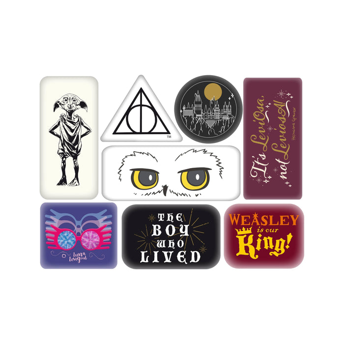 Half Moon Bay - Magnet Epoxy Set of 8 - Harry Potter (Characters) - DD Music Geek