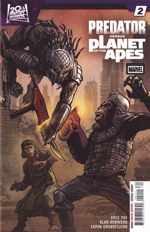 Marvel - Predator vs. the Planet of the Apes #2 - Comic - New