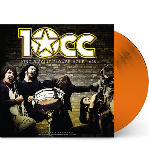 10cc – King Biscuit Flower Hour 1975 (Limited Edition 12-Inch Album on 180g Transparent Orange Vinyl)