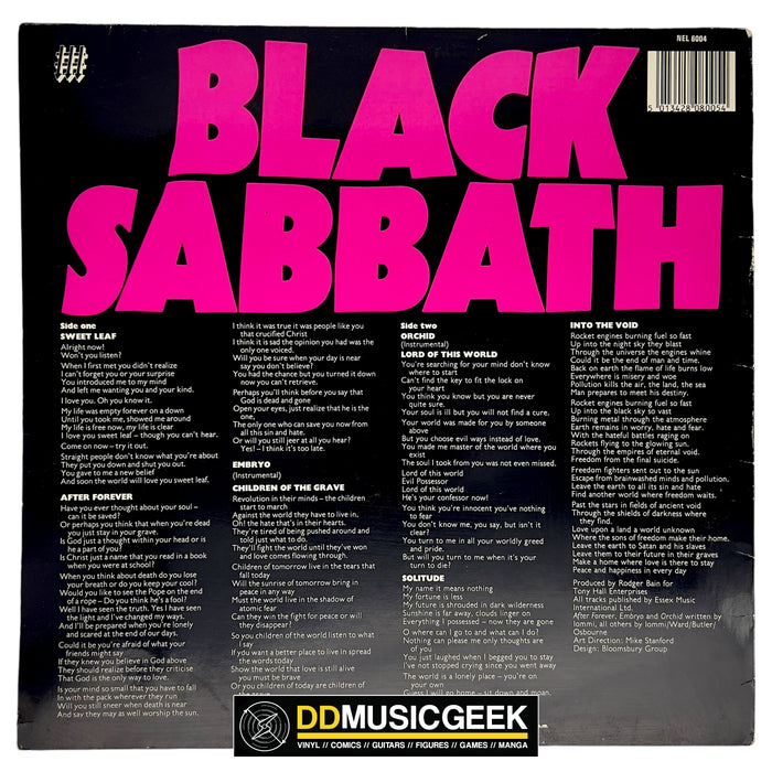 Black Sabbath: Master Of Reality [Preowned Vinyl] VG/VG