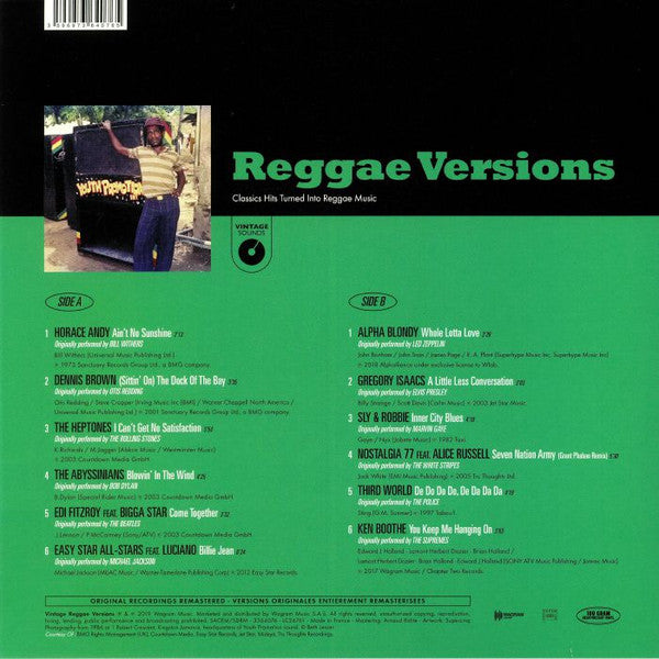 Various : Reggae Versions (Classic Hits Turned Into Reggae Music) (LP, Comp, RM, 180)
