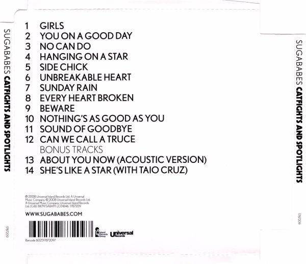 Sugababes: Catfights And Spotlights (CD, Album) - DD Music Geek