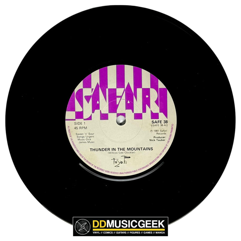Toyah : Thunder In The Mountains (7", Single) - DD Music Geek