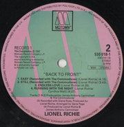 Lionel Richie: Back To Front (2xLP, Comp) - DD Music Geek