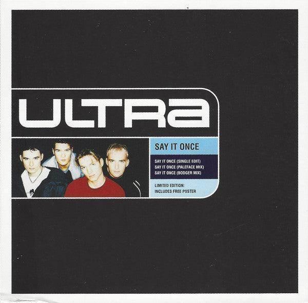 Ultra : Say It Once (CD, Maxi, CD2) - DD Music Geek