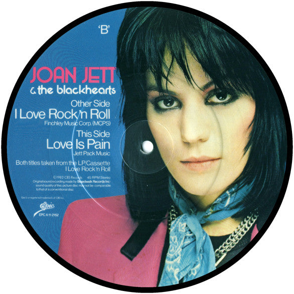 Joan Jett & The Blackhearts : I Love Rock 'N Roll (7", Single, Pic)