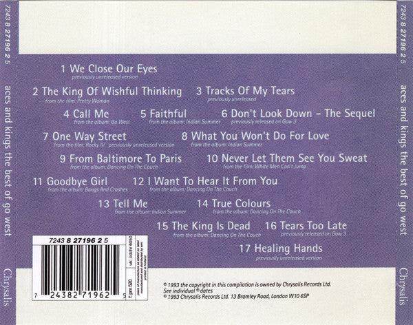 Go West: Aces And Kings The Best Of Go West (CD, Comp, EMI) - DD Music Geek
