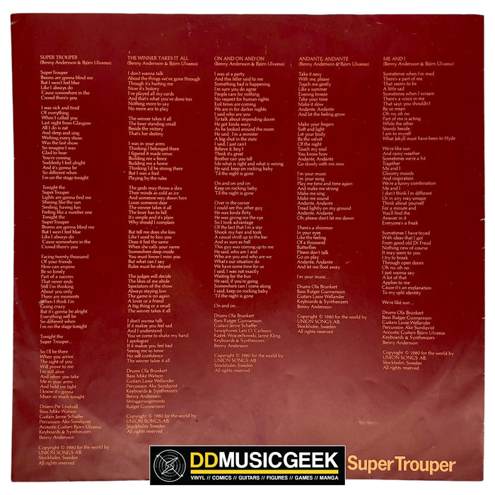 ABBA : Super Trouper (LP, Album, Dut)