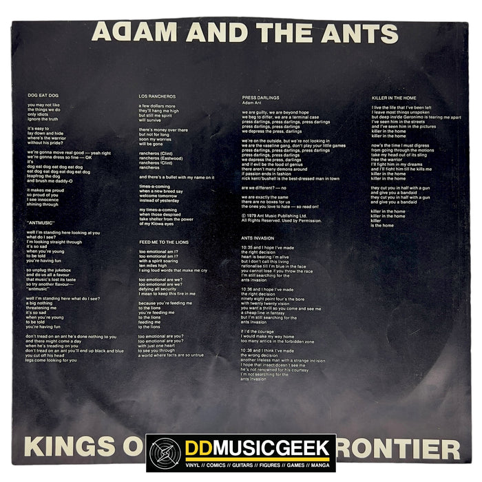 Adam And The Ants : Kings Of The Wild Frontier (LP, Album, Pit)