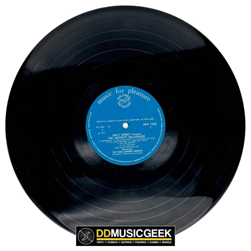 Richard M. Sherman, Robert B. Sherman, Mike Sammes Singers, Tutti Camarata: Walt Disney Presents The Happiest Millionaire (LP, Album, Mono) - DD Music Geek