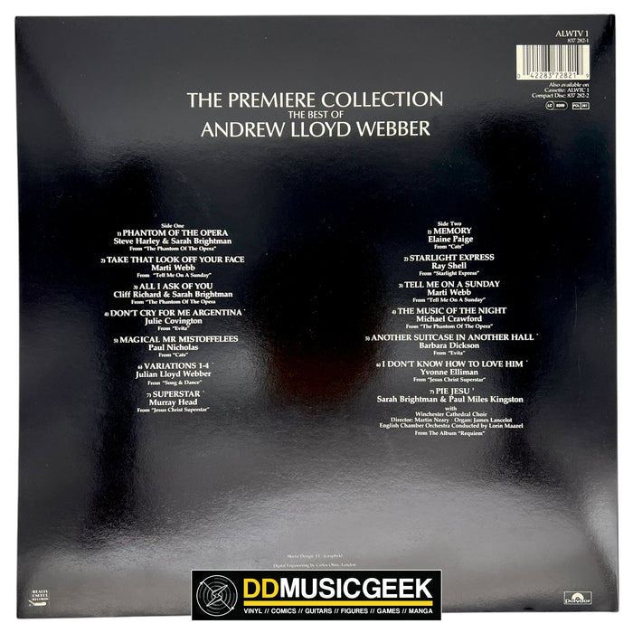 Andrew Lloyd Webber : The Premiere Collection (The Best Of Andrew Lloyd Webber) (LP, Comp)