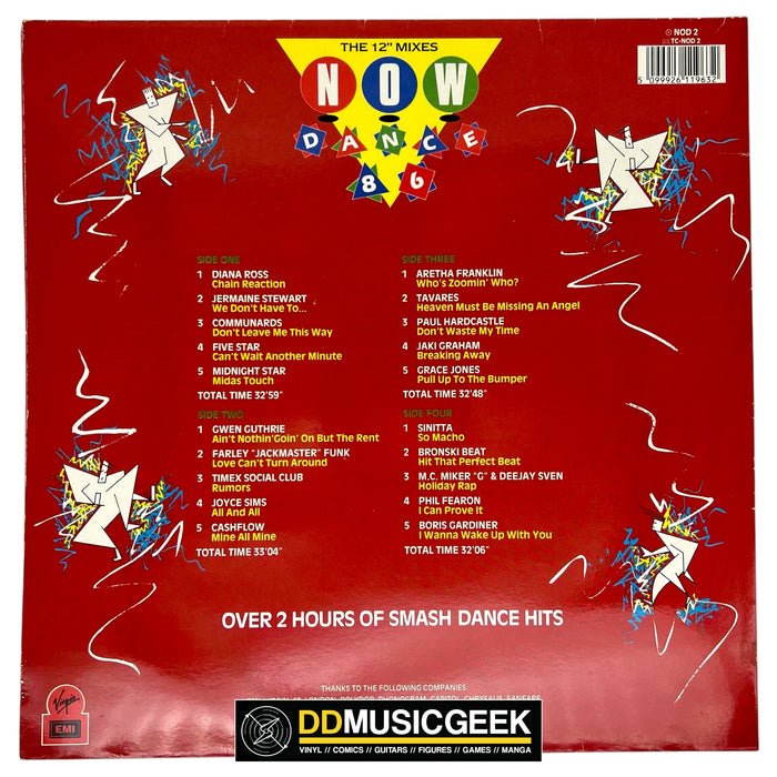 Various : Now Dance 86 - The 12" Mixes (2xLP, Comp)