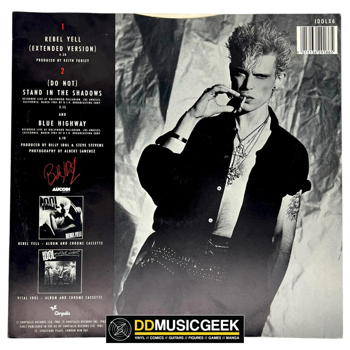 Billy Idol : Rebel Yell (Extended Version)  (12", Single)