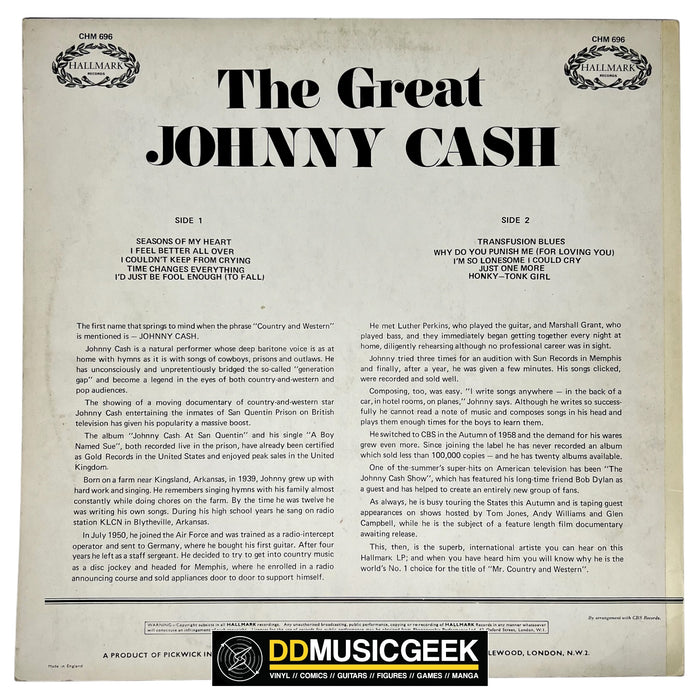 Johnny Cash : The Great Johnny Cash (LP)