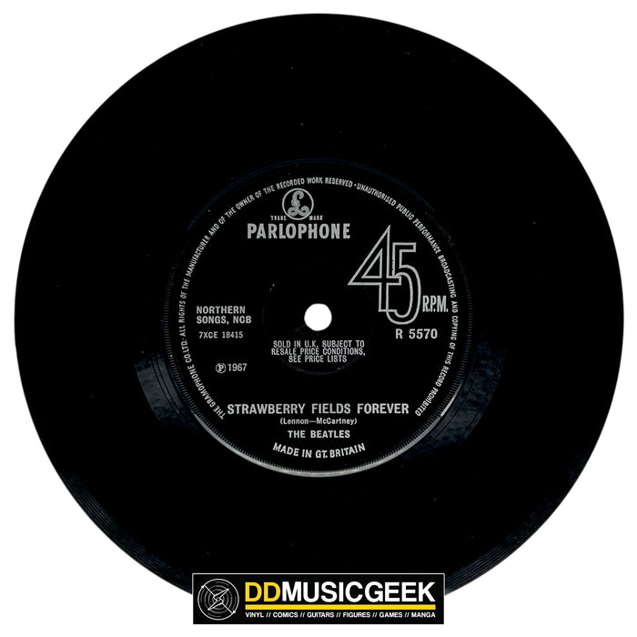 The Beatles : Strawberry Fields Forever / Penny Lane (7", Single, Mono, Sol)