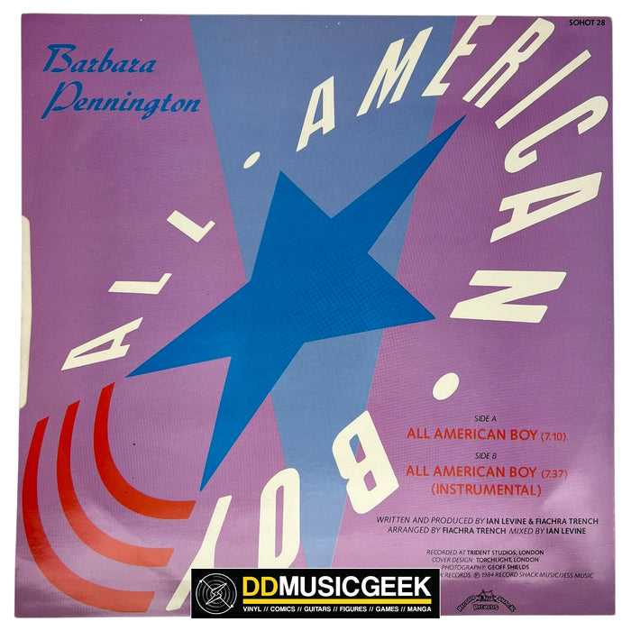 Barbara Pennington : All American Boy (12")