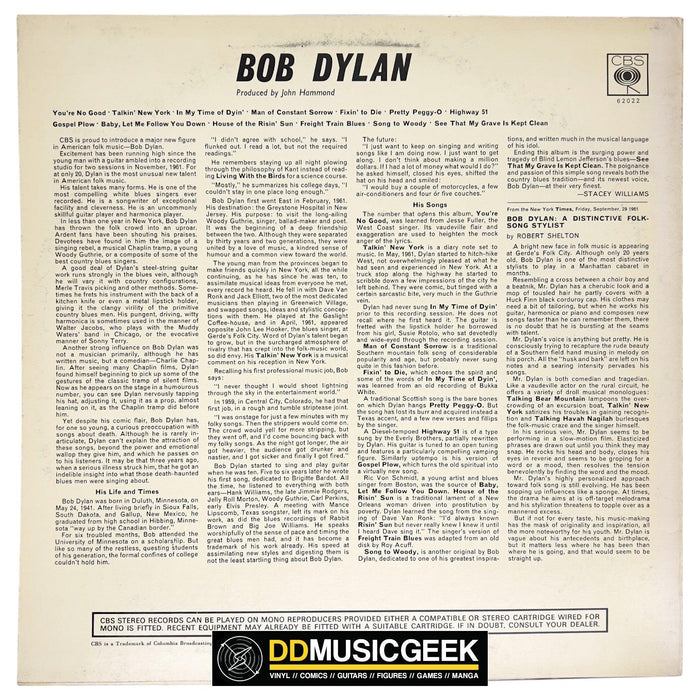 Bob Dylan : Bob Dylan (LP, Album, RE, Red)