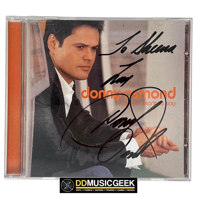 Donny Osmond: What I Meant To Say (CD, Album) - DD Music Geek