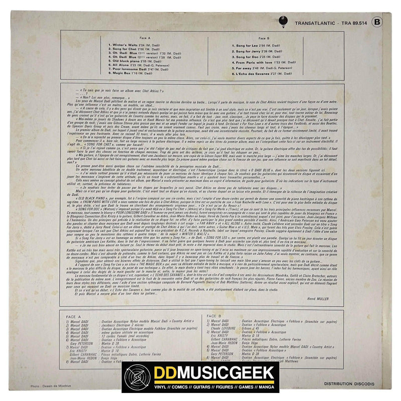 Marcel Dadi: Dadi's Folks (LP) - DD Music Geek