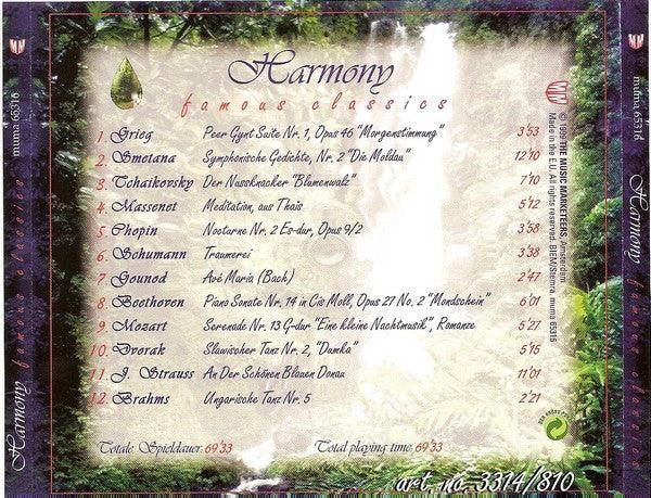 Mozart*, Dvorak*, Beethoven*, Chopin*, Grieg* : Harmony  -  Famous Classics (CD, Comp)