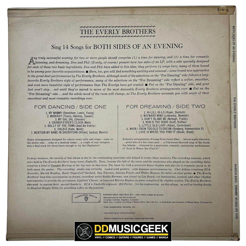 The Everly Brothers*: Both Sides Of An Evening (LP, Album, Gol) - DD Music Geek
