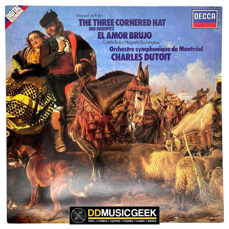 Manuel De Falla, Colette Boky, Huguette Tourangeau, Orchestre symphonique de Montréal, Charles Dutoit: The Three Cornered Hat = Der Dreispitz - El Amor Brujo (LP) - DD Music Geek