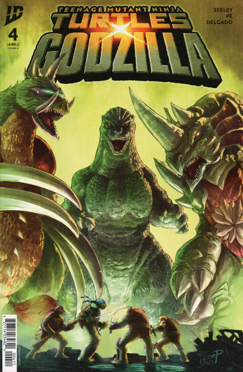 Teenage Mutant Ninja Turtles Godzilla #4