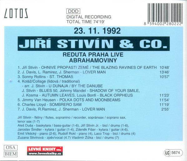 Jiří Stivín & Co.*: Abrahamoviny (23. 11. 1992 Reduta Live) (CD, Album) - DD Music Geek