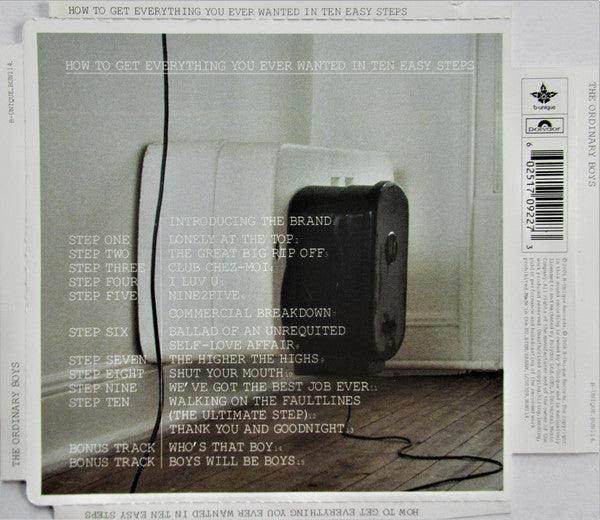 The Ordinary Boys: How To Get Everything You Ever Wanted In Ten Easy Steps (CD, Album, S/Edition, Sup) - DD Music Geek