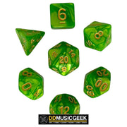 RPG Gaming Dice Set - DD Music Geek